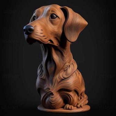 3D model Drever dog (STL)